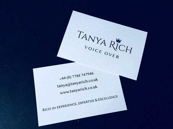 Tanya Rich British Voice Actor Branding Img